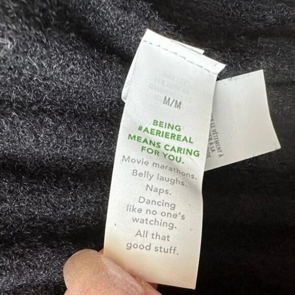 Aerie dark grey Buttercream sweater skirt size M - Picture 9 of 11